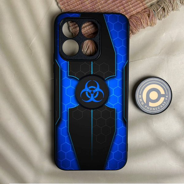 Honor X8b - Biohazard Design 1 - Premium Metal Printed Soft Bumper Shock Proof Case