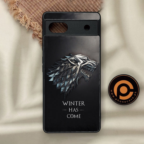Google Pixel 6a - Winter Has Come Got - Premium Metal Printed Soft Bumper Shock Proof Case