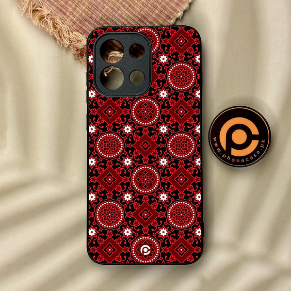 OnePlus 13T - Ajrak Design 6 - Premium Metal Printed Soft Bumper Shock Proof Case