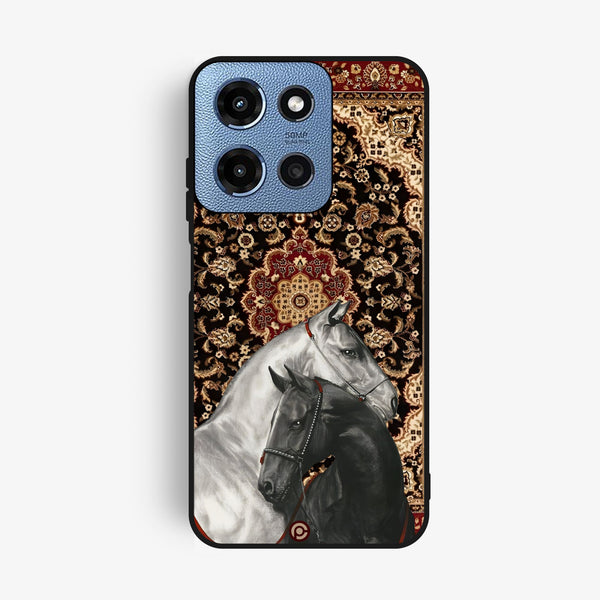 Motorola Moto G 2025 - Horse Heritage - Premium Metal Printed Soft Bumper Shock Proof Case