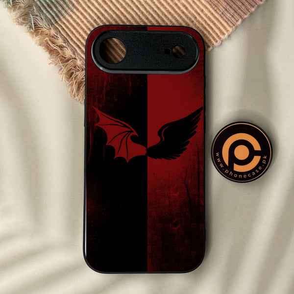 iPhone Air - Angel 2.0 Design 6 - Premium Metal Printed Soft Bumper Shock Proof Case