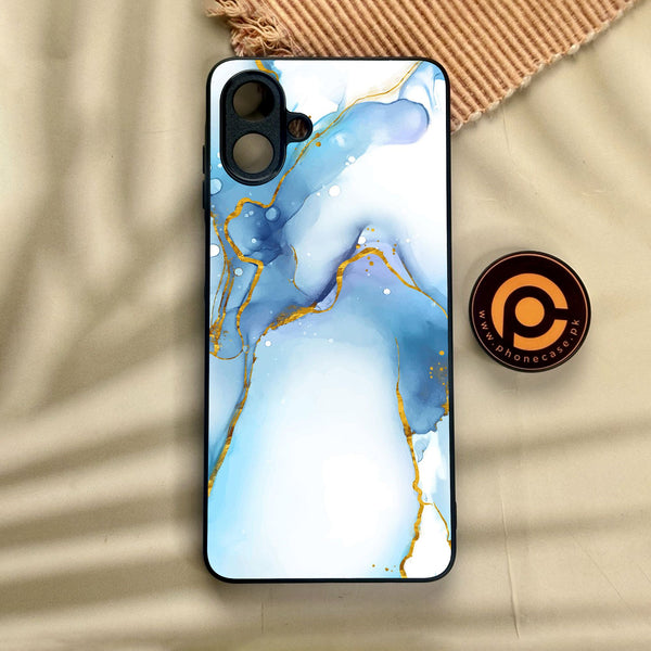 Samsung Galaxy A07 - Blue 2.0 Design 6 - Premium Metal Printed Soft Bumper Shock Proof Case