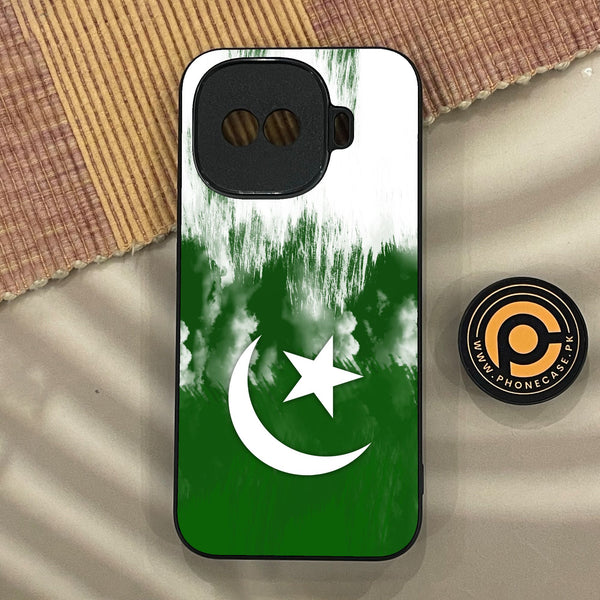 iQoo Z11 Turbo - Pakistani Flag Design 9 - Premium Metal Printed Soft Bumper Shock Proof Case