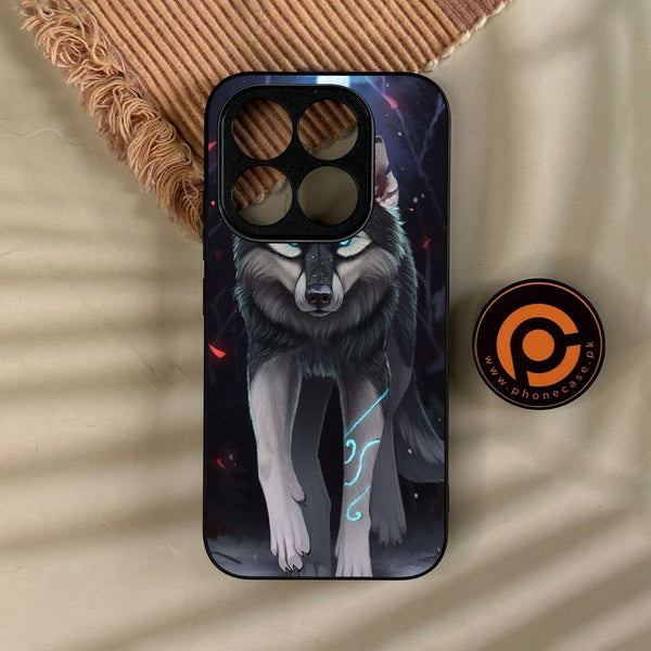 Xiaomi 17 - Wolf Design 8 - Premium Metal Printed Soft Bumper Shock Proof Case