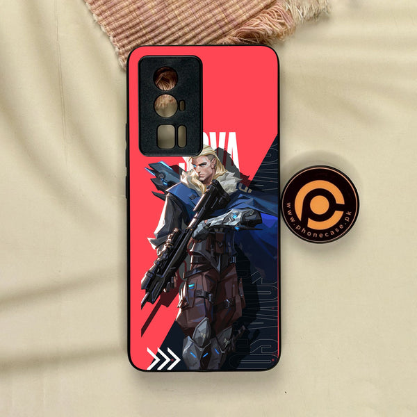 Xiaomi Redmi K60 Pro - Battle-Ready Design 7 - Premium Metal Printed Soft Bumper Shock Proof Case