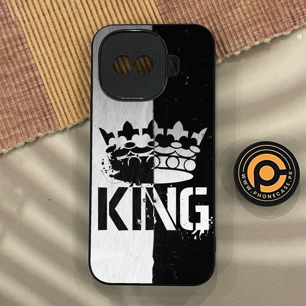 iQoo Z11 Turbo - King Design 7 - Premium Metal Printed Soft Bumper Shock Proof Case