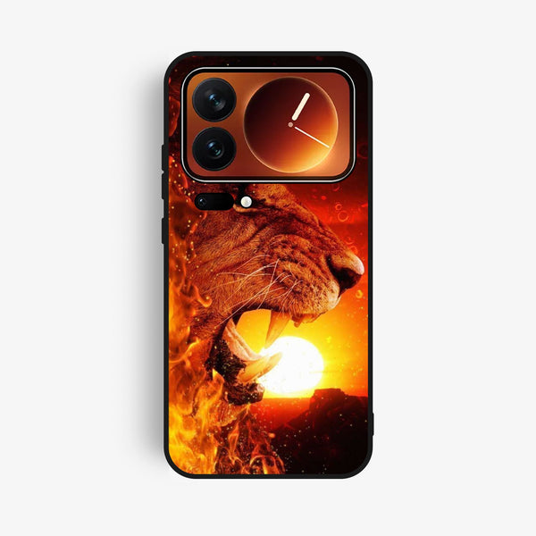 Xiaomi 17 Pro Max - Tiger Design 1 - Premium Metal Printed Soft Bumper Shock Proof Case