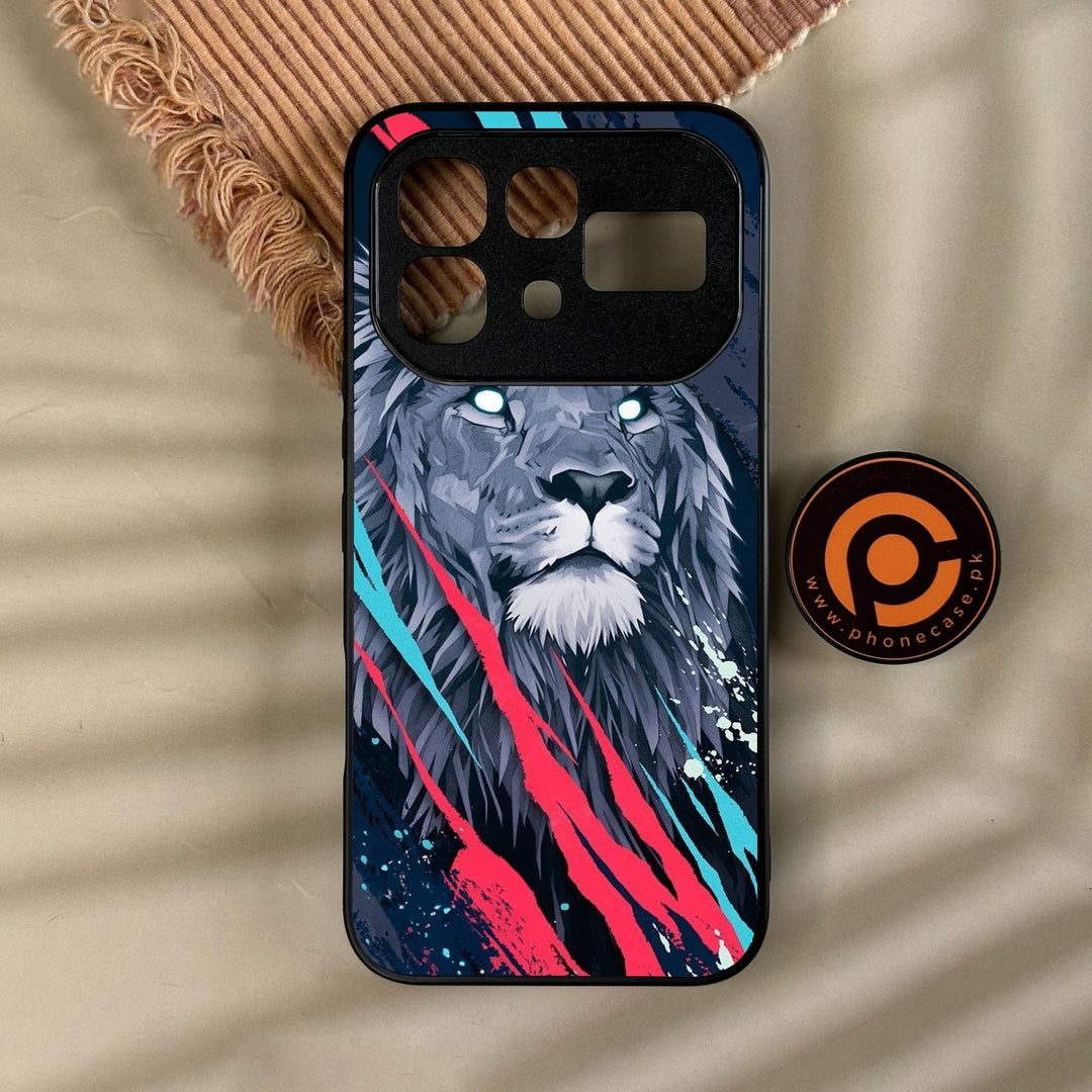 Infinix Note 60 Pro Abstract Animated Lion Case and Covers - Buy in ...