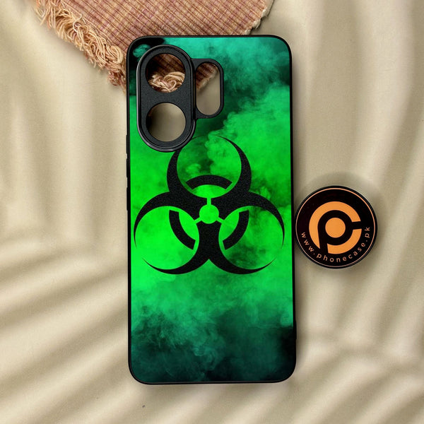 Vivo V60 - Biohazard Design 7 - Premium Metal Printed Soft Bumper Shock Proof Case