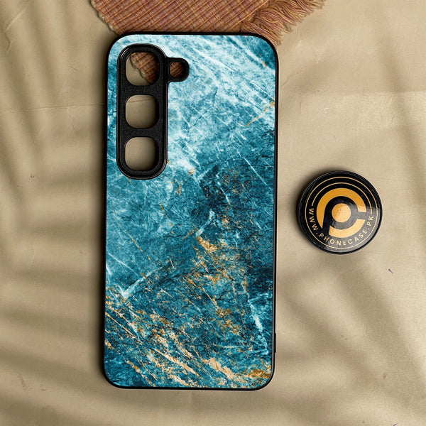 Infinix Hot 70 Pro - Blue 2.0 Design 10 - Premium Metal Printed Soft Bumper Shock Proof Case