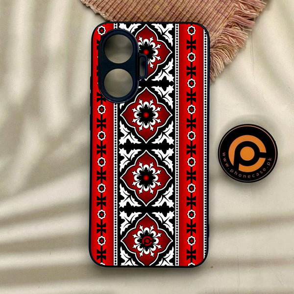 Xiaomi Redmi Turbo 4 Pro - Ajrak Design 1 - Premium Metal Printed Soft Bumper Shock Proof Case