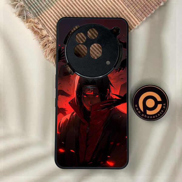Nothing Phone 3a Pro - Red Rings Itachi - Premium Metal Printed Soft Bumper Shock Proof Case