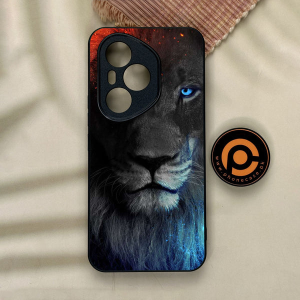Honor 400 Pro - Tiger Design 4 - Premium Metal Printed Soft Bumper Shock Proof Case