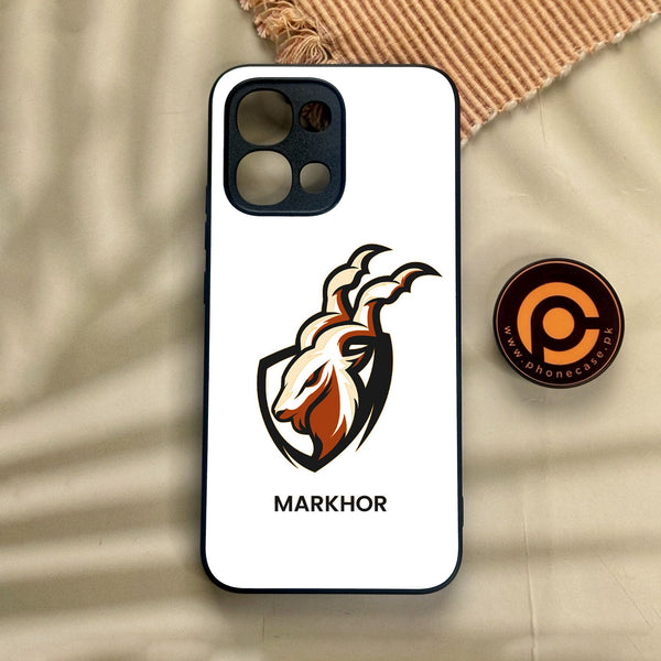 Oppo A6 Pro - Markhor Design 5 - Premium Metal Printed Soft Bumper Shock Proof Case