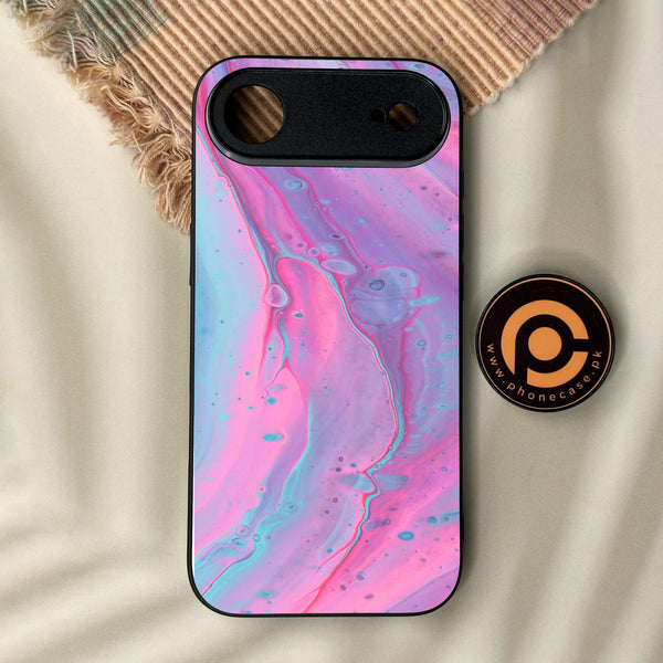 iPhone Air - Pink Marble 2.0 Design 1 - Premium Metal Printed Soft Bumper Shock Proof Case