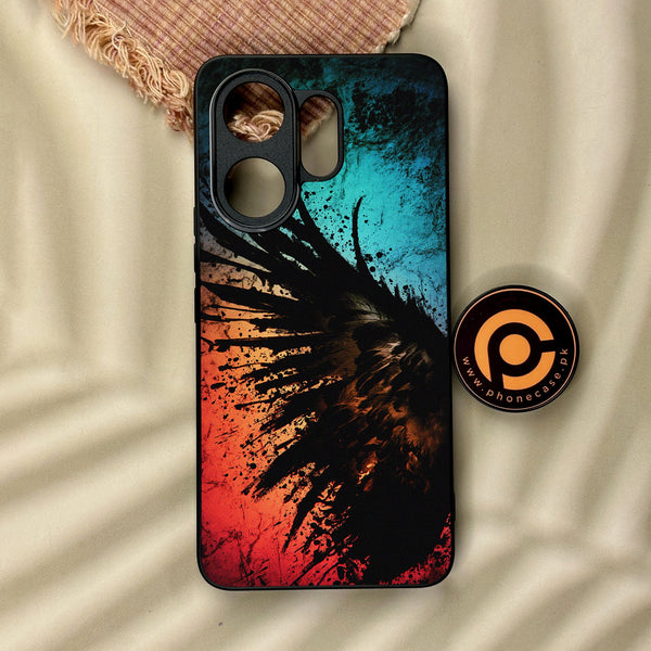 Vivo V60 - Angel 2.0 Design 9 - Premium Metal Printed Soft Bumper Shock Proof Case