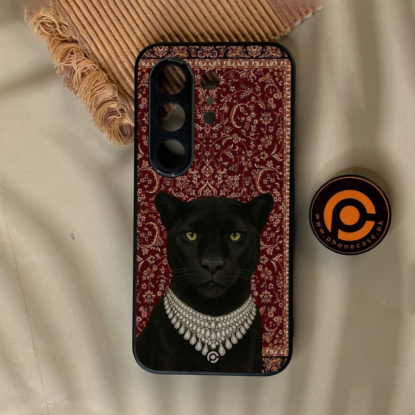 Tecno Camon 50 4G - Black Panther - Premium Metal Printed Soft Bumper Shock Proof Case