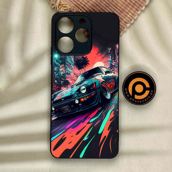 Realme Note 70 - Racing Series 2.0 Design 7 - Premium Metal Printed Soft Bumper Shock Proof Case