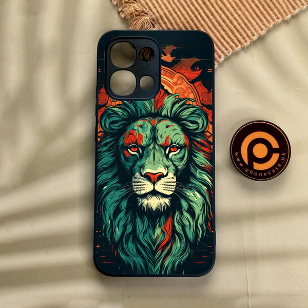 Oppo A6 Pro - Tiger 2.0 Design 2 - Premium Metal Printed Soft Bumper Shock Proof Case