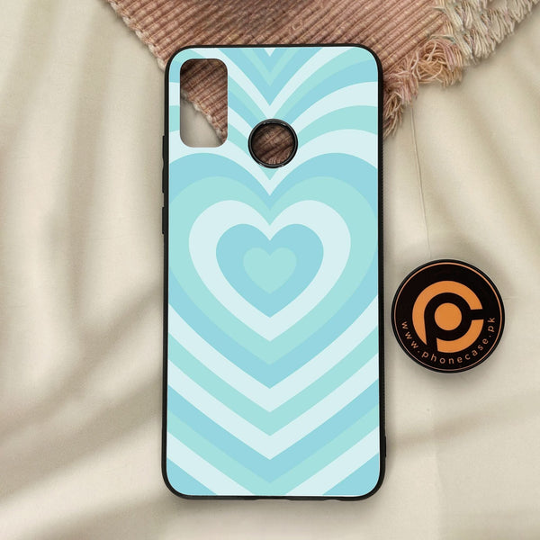 Honor 9X Lite - Heartbeat Design 7 - Premium Metal Printed Soft Bumper Shock Proof Case