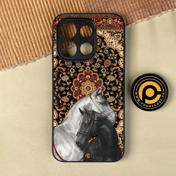 Oppo Reno 16 Pro - Horse Heritage - Premium Metal Printed Soft Bumper Shock Proof Case