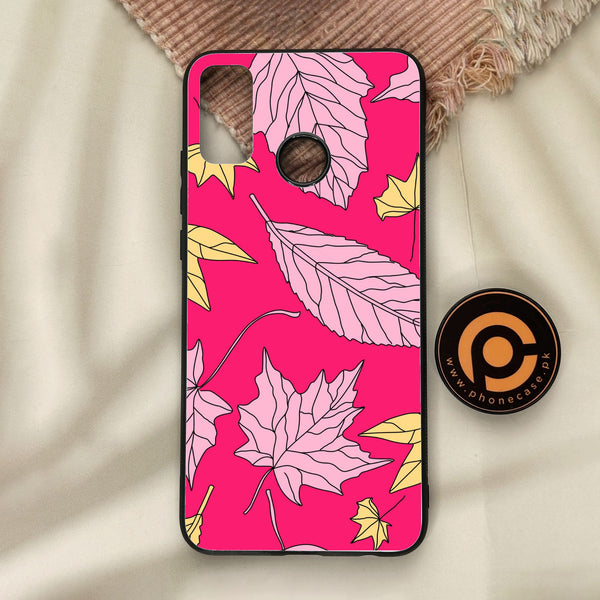 Honor 9X Lite - Floral Series Design 6 - Premium Metal Printed Soft Bumper Shock Proof Case