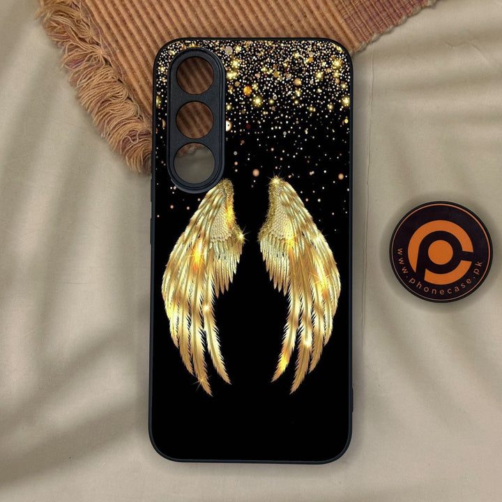 Vivo V70 FE - Angel Wings Design 1 - Premium Metal Printed Soft Bumper Shock Proof Case