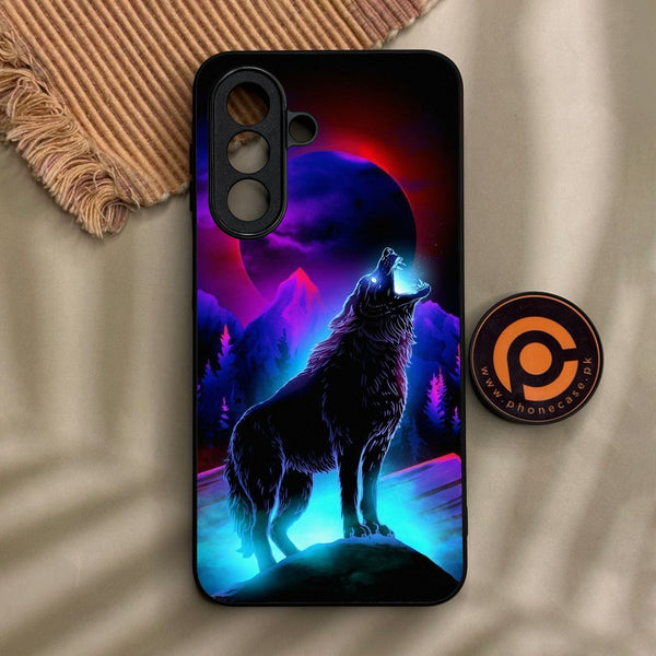 Samsung Galaxy A27 - Wolf Design 2 - Premium Metal Printed Soft Bumper Shock Proof Case