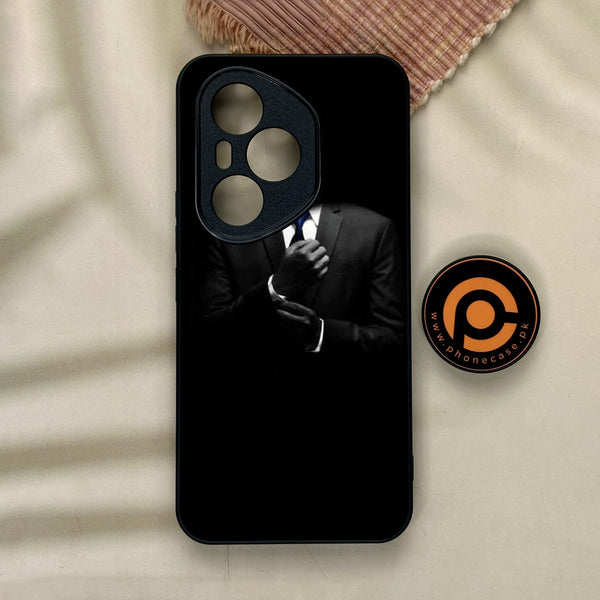 Honor 400 Pro - Black Art Design 1 - Premium Metal Printed Soft Bumper Shock Proof Case