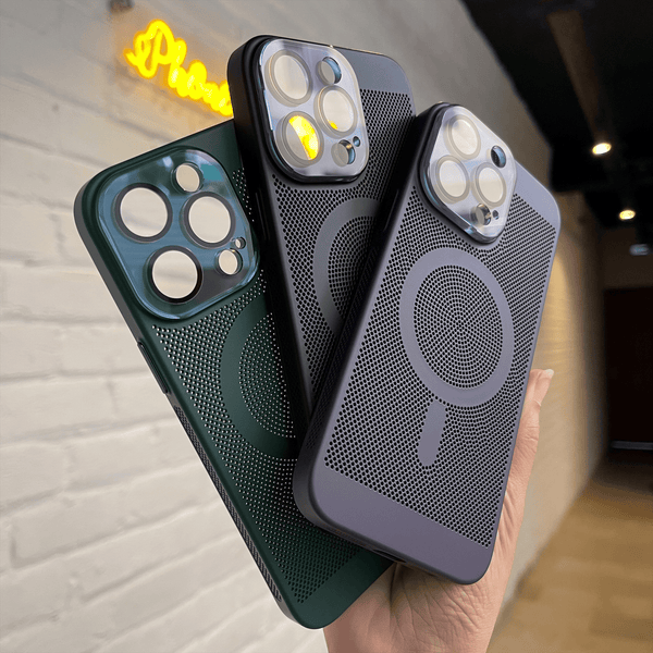 iPhone 14 Pro Cooling MagSafe Case with Built-in Camera Glass Protection