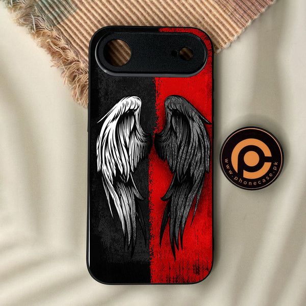 iPhone Air - Angel 2.0 Design 10 - Premium Metal Printed Soft Bumper Shock Proof Case