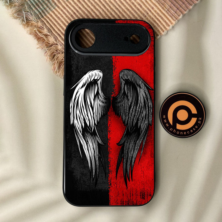 iPhone Air - Angel 2.0 Design 10 - Premium Metal Printed Soft Bumper Shock Proof Case