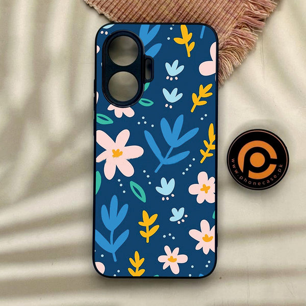 Xiaomi Redmi Turbo 4 Pro - Colorful Flowers - Premium Metal Printed Soft Bumper Shock Proof Case