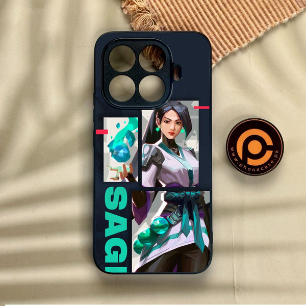 Xiaomi 15T Pro - Battle-Ready Design 1 - Premium Metal Printed Soft Bumper Shock Proof Case