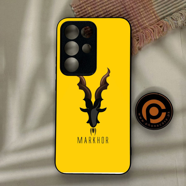 Realme C85 Pro - Markhor Design 1 - Premium Metal Printed Soft Bumper Shock Proof Case