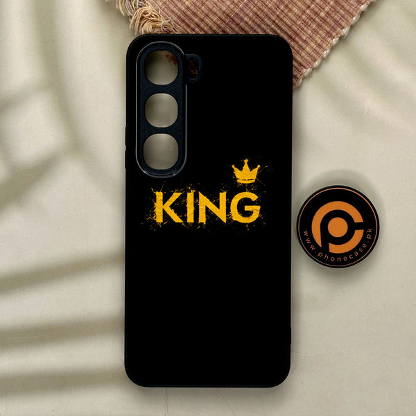 Vivo Y21d - King Design 2 - Premium Metal Printed Soft Bumper Shock Proof Case