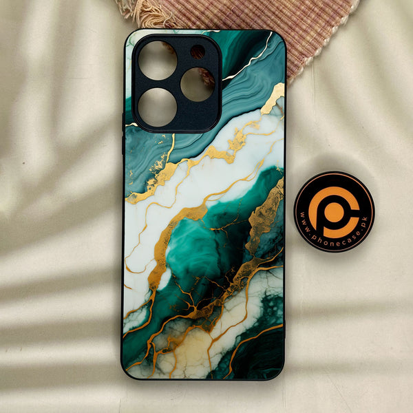 Realme Note 70 - Liquid Design 3 - Premium Metal Printed Soft Bumper Shock Proof Case