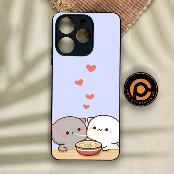 Realme Note 70 - Cute Bubu Dudu Design 10 - Premium Metal Printed Soft Bumper Shock Proof Case