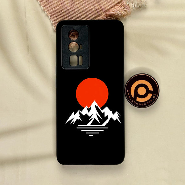 Xiaomi Redmi K60 Pro - Minimalistic Design 2 - Premium Metal Printed Soft Bumper Shock Proof Case