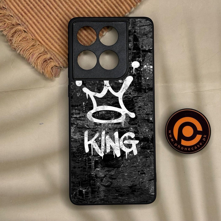 Motorola Edge 60 Fusion - King Design 8 - Premium Metal Printed Soft Bumper Shock Proof Case