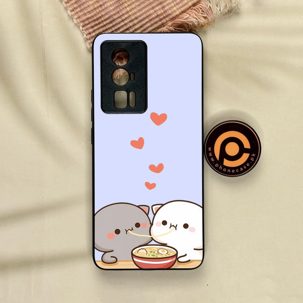 Xiaomi Redmi K60 Pro - Cute Bubu Dudu Design 10 - Premium Metal Printed Soft Bumper Shock Proof Case