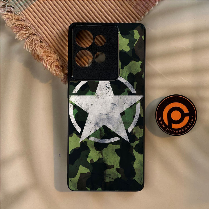 Motorola Edge 50 - Ndcom - Premium Metal Printed Soft Bumper Shock Proof Case