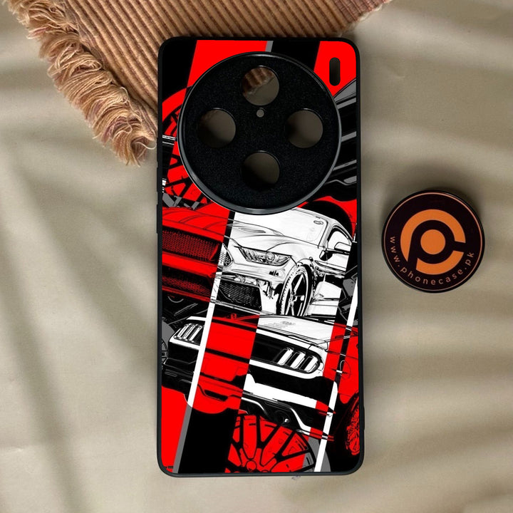 Vivo x100 Pro - Racing Series 2.0 Design 6 - Premium Metal Printed Soft Bumper Shock Proof Case