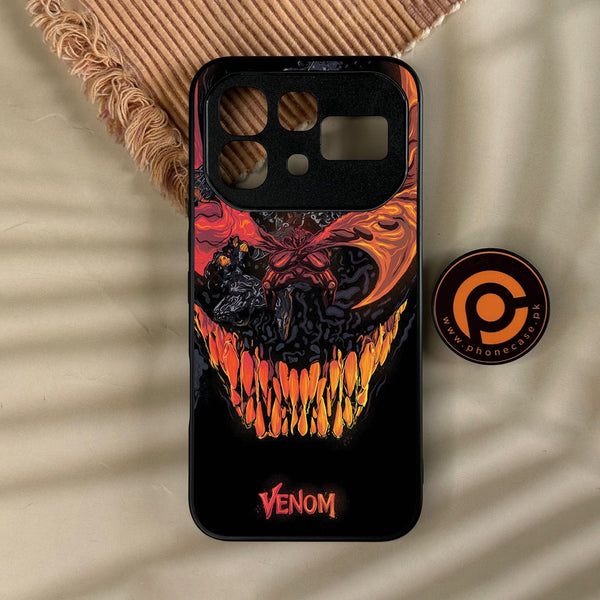Infinix Note 60 Pro - Venom Case - Premium Metal Printed Soft Bumper Shock Proof Case