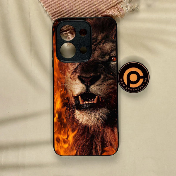 Xiaomi Redmi 15C - Tiger Design 2 - Premium Metal Printed Soft Bumper Shock Proof Case