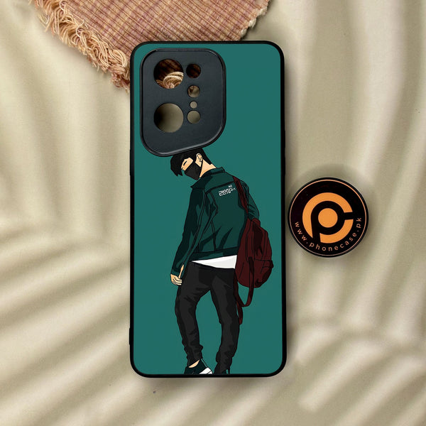 Oppo Find X5 Pro - Anime Series Design 1 - Premium Metal Printed Soft Bumper Shock Proof Case