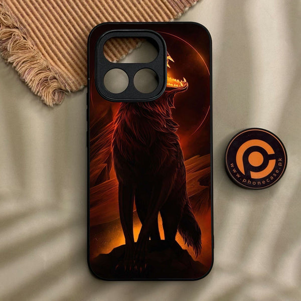 Realme  16 Pro - Wolf Design 6 - Premium Metal Printed Soft Bumper Shock Proof Case