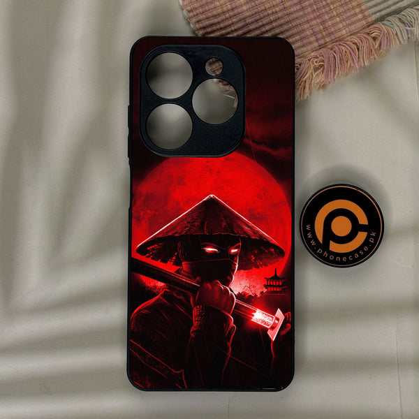 Infinix Smart 10 HD - Ninja Design 2 - Premium Metal Printed Soft Bumper Shock Proof Case