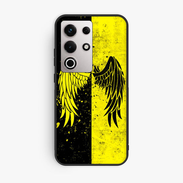 Itel S25 Ultra - Angel 2.0 Design 1 - Premium Metal Printed Soft Bumper Shock Proof Case