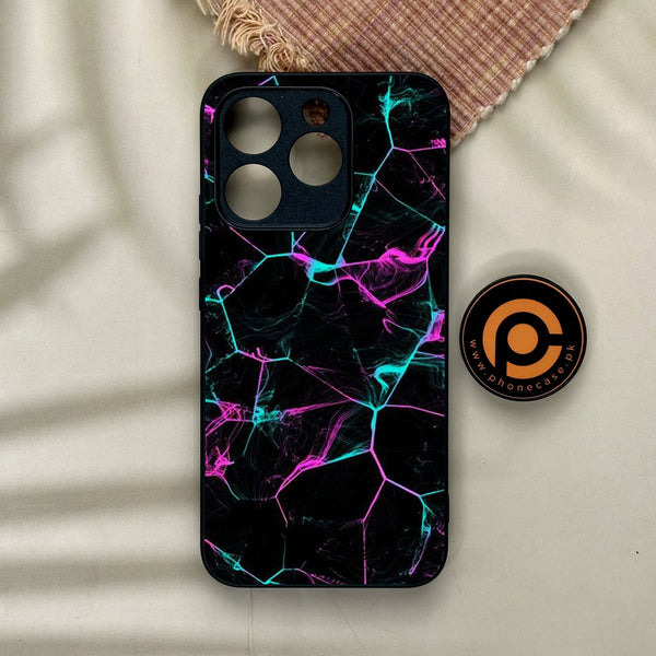 Realme 15T - Black Marble Design 9 - Premium Metal Printed Soft Bumper Shock Proof Case